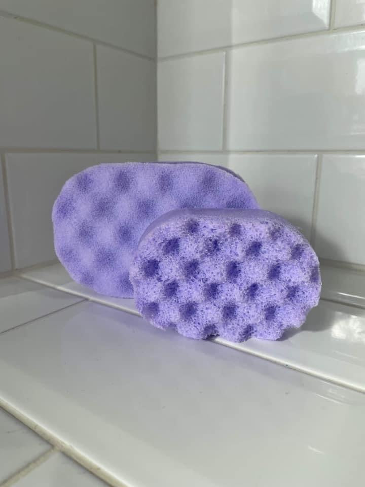 Aftershave Inspired Exfoliating Soap Sponges (Large & Mini)