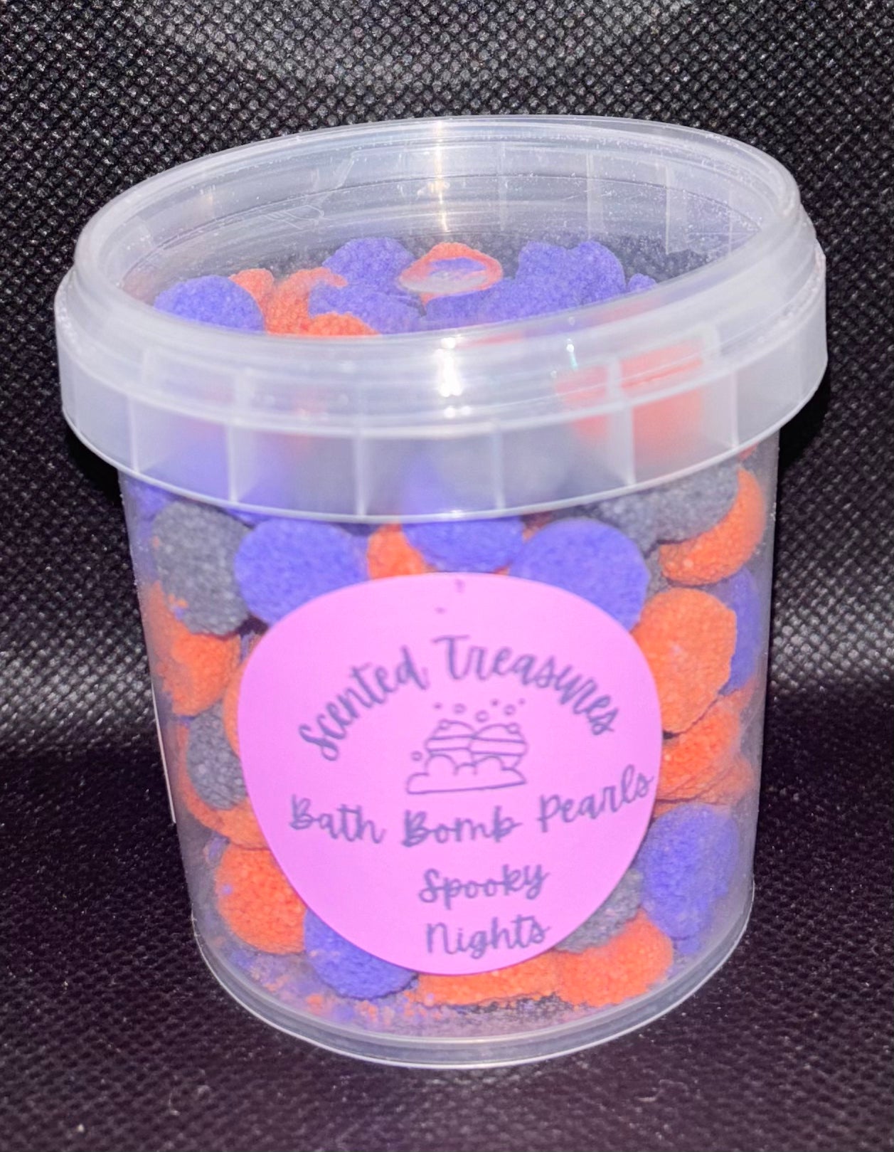 Halloween Spooky Nights Bath Bomb Pearls