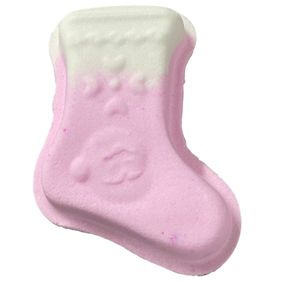 Pink Christmas Stocking Bath Bomb