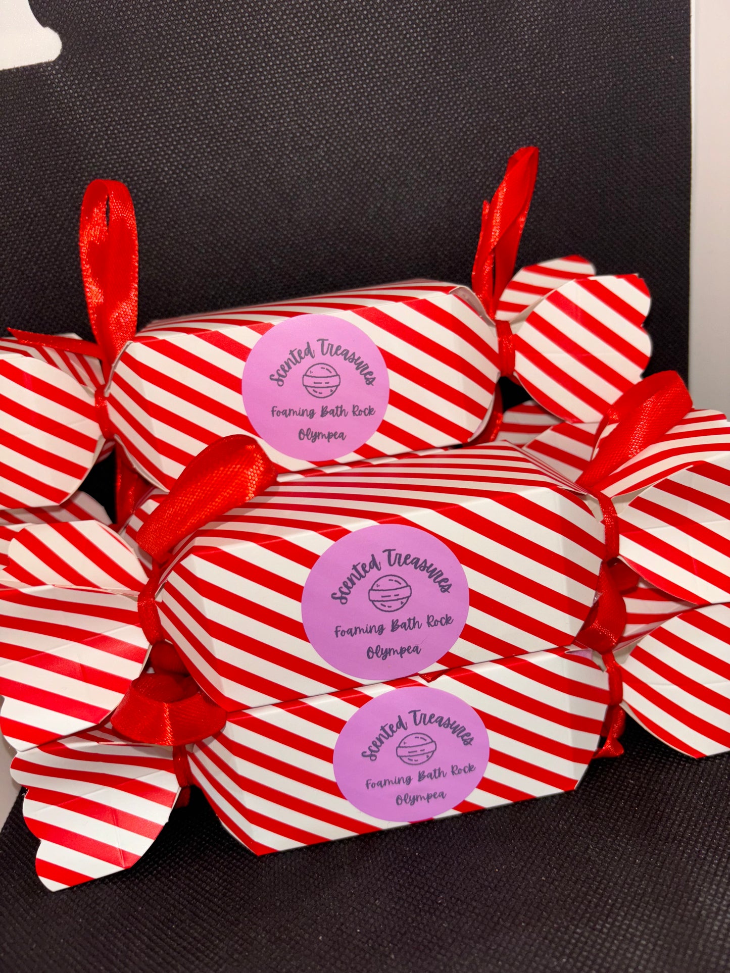 Christmas Cracker Filled With Olympea Bath Rocks