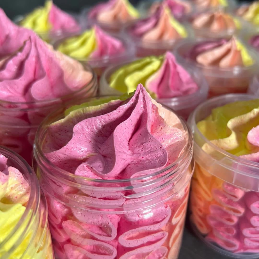 Two Toned Large Whipped Soaps