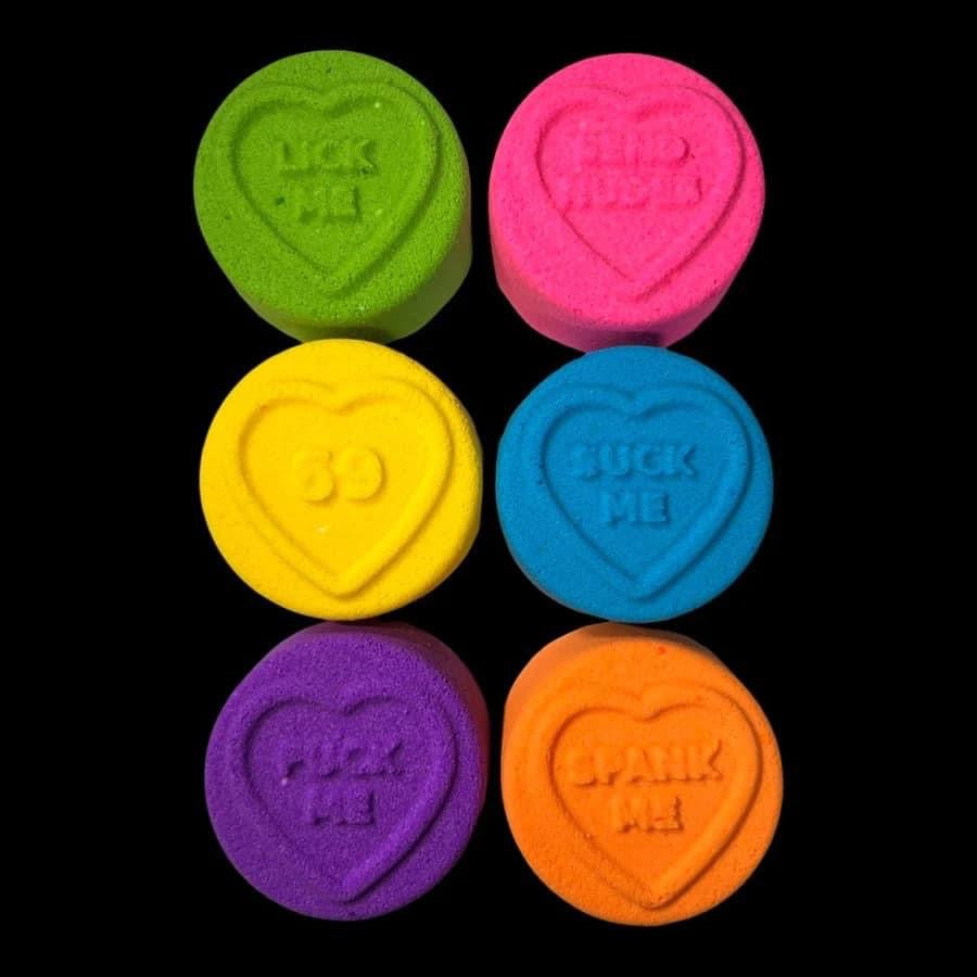 Adult Love Heart Bath Bombs