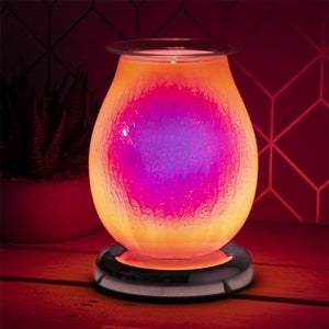 Touch Sensitive Raindrop Effect Aroma Lamp - Supernova Pink 17cm