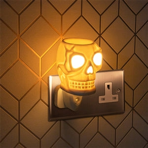 Plug In Skull Wax Burner