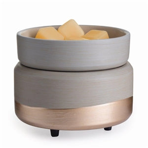 Ceramic Brushed Rosegold Dipped Electric Wax Melter