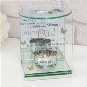 In Loving Memory Dad Wax/Oil Burner