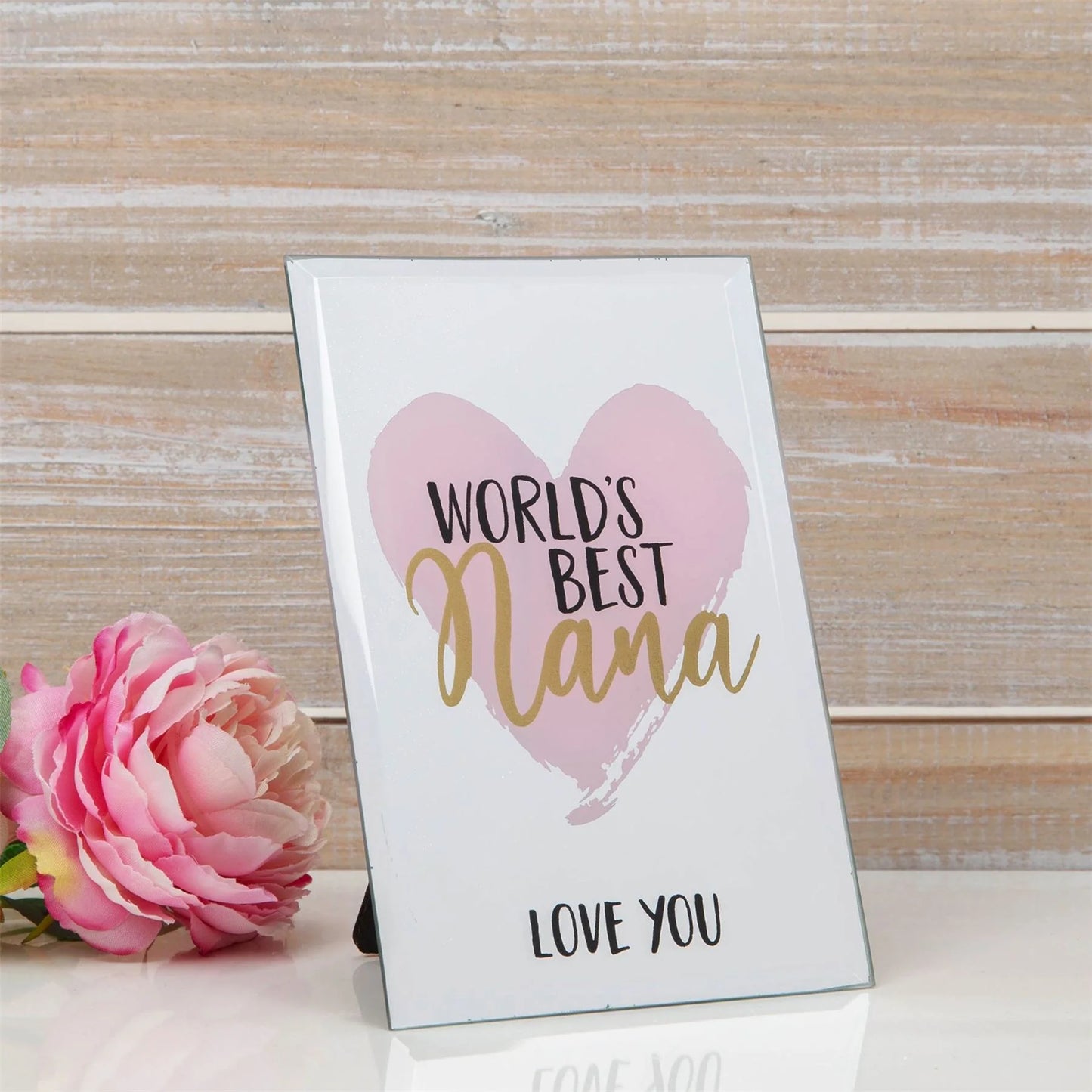 World’s Best Nana Mirror Plaque