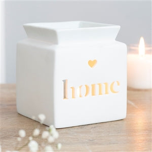 White Square Cut Out Burner 12cm