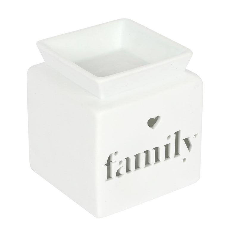 White Square Cut Out Burner 12cm