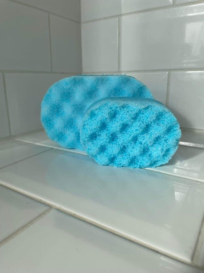 Aftershave Inspired Exfoliating Soap Sponges (Large & Mini)