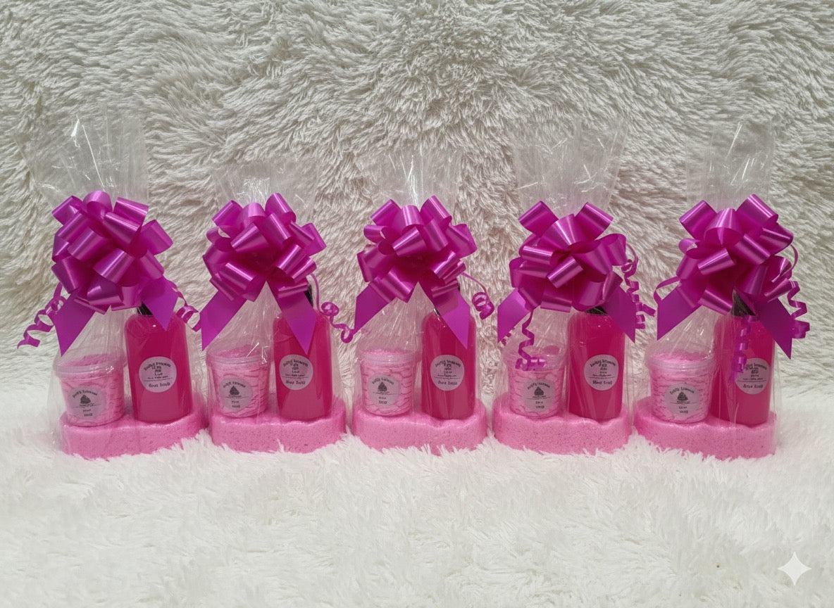 Gift Set - Large Sponge, Whipped Soap & 250 ML Hand, Bath & Shower Gel