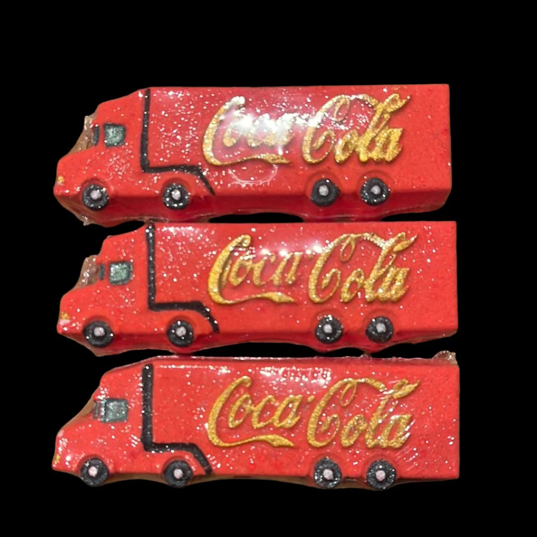 Coca Cola Truck Christmas Bath Bomb