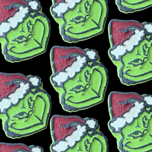 Grinch Christmas Bath Bomb