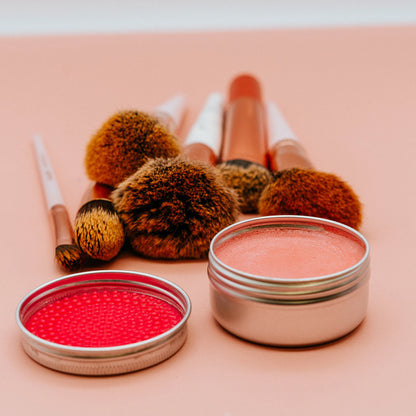 Watermelon Makeup Brush Cleaner With Cleaning Mat