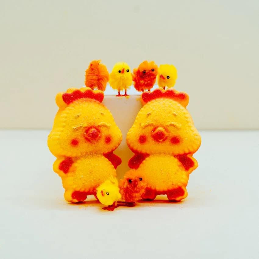 Rhubarb & Custard Lil Chick Bath Bomb