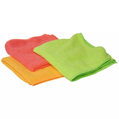 Kingfisher Pack Of 3 Microfibre Cloths