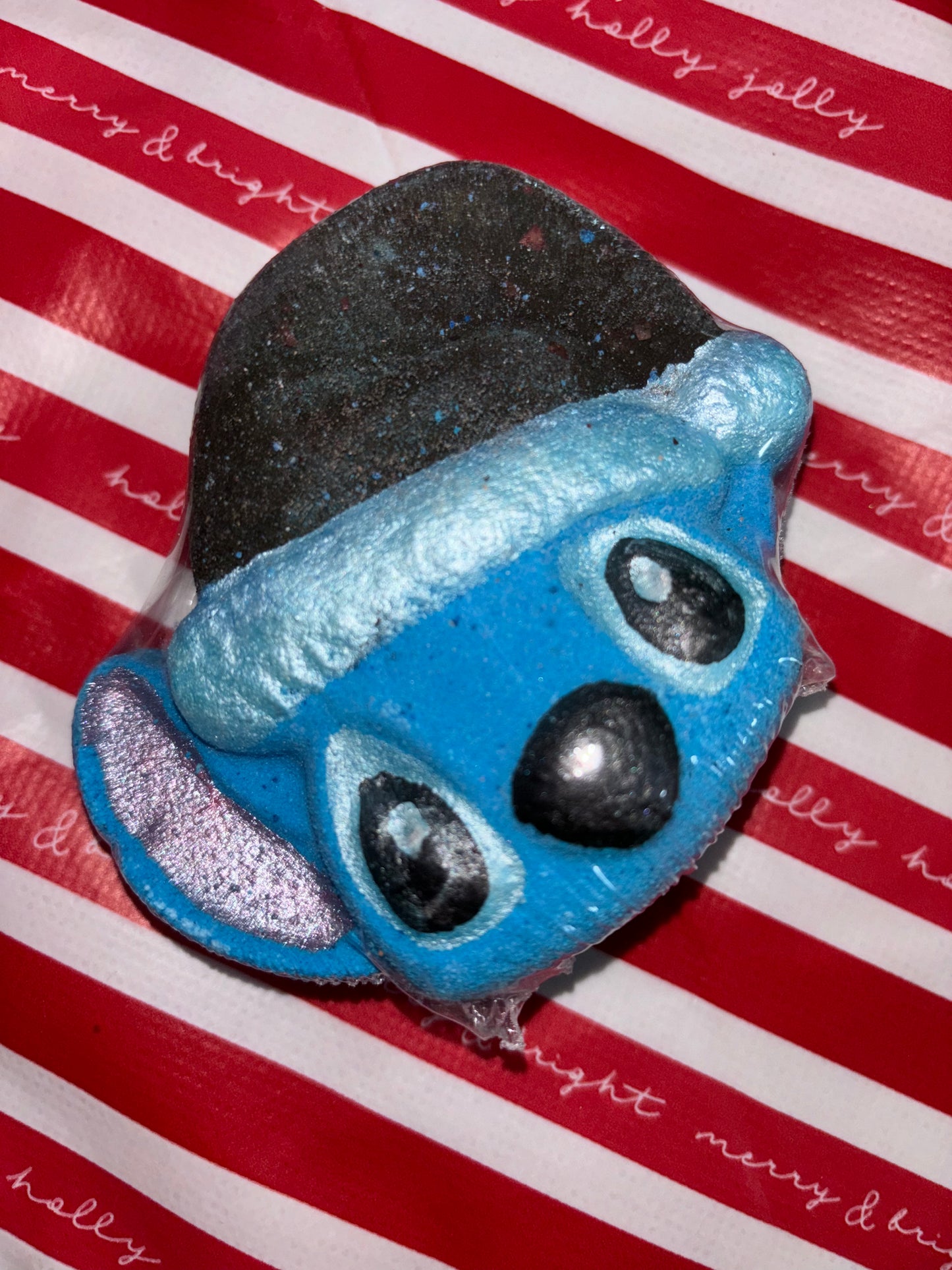 Stitch Christmas Bath Bomb