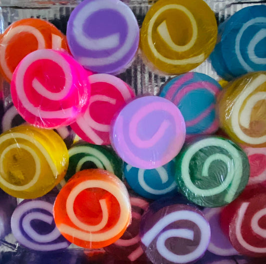 Handmade Soap Swirl Slices