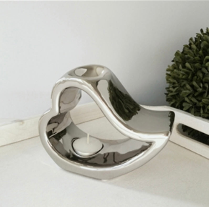 Romeo Ceramic Wax Melter - Chrome